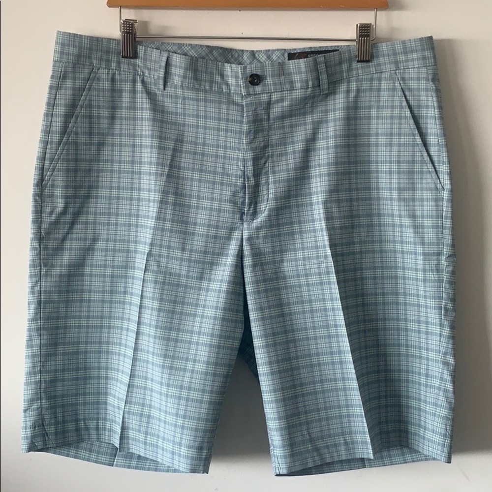 Greg Norman Collection Plaid Golf Shorts